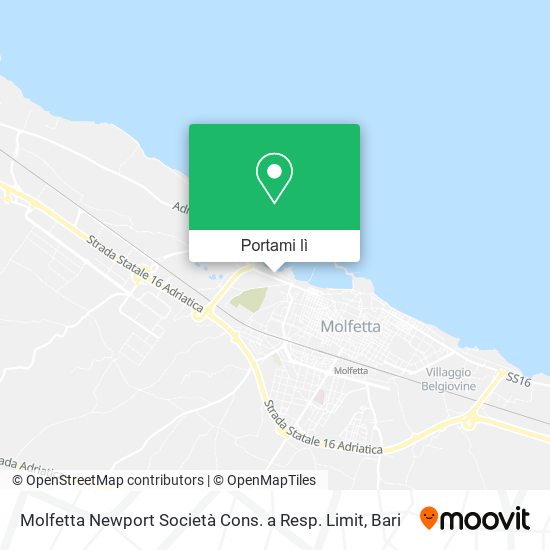 Mappa Molfetta Newport Società Cons. a Resp. Limit