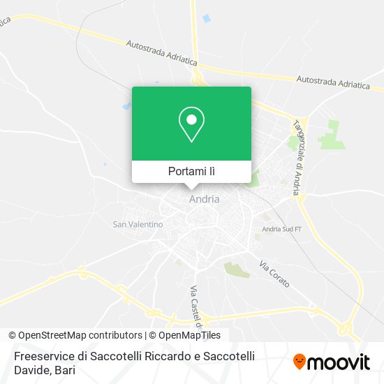 Mappa Freeservice di Saccotelli Riccardo e Saccotelli Davide