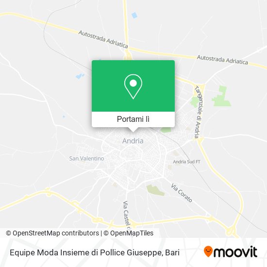 Mappa Equipe Moda Insieme di Pollice Giuseppe