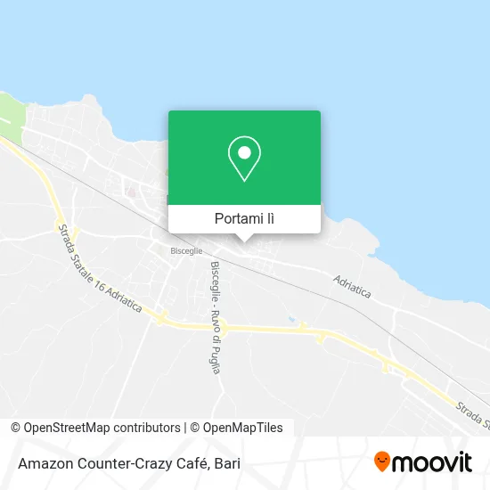 Mappa Amazon Counter-Crazy Café