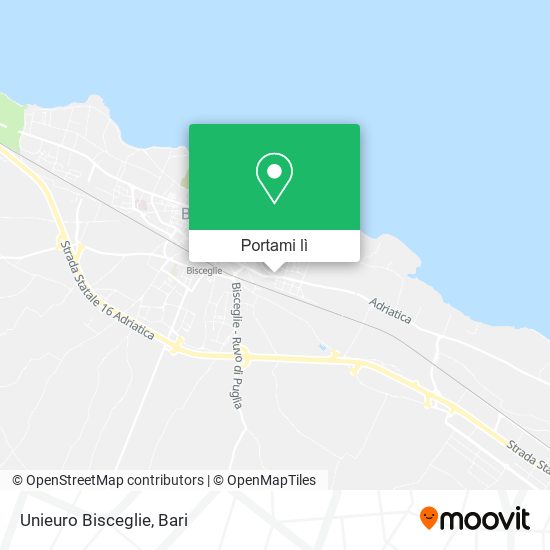 Mappa Unieuro Bisceglie