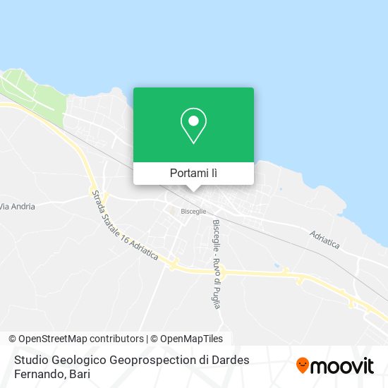 Mappa Studio Geologico Geoprospection di Dardes Fernando
