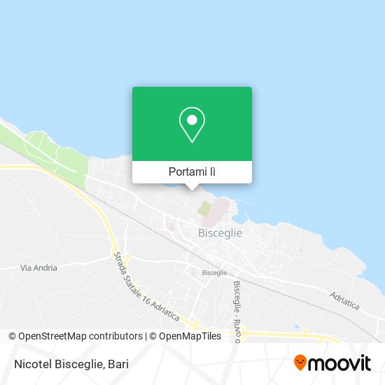 Mappa Nicotel Bisceglie