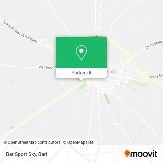 Mappa Bar Sport Sky