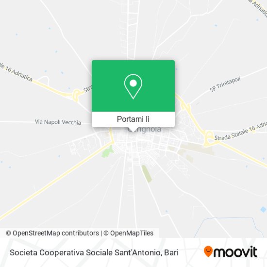 Mappa Societa Cooperativa Sociale Sant'Antonio