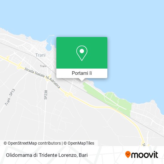 Mappa Olidomama di Tridente Lorenzo