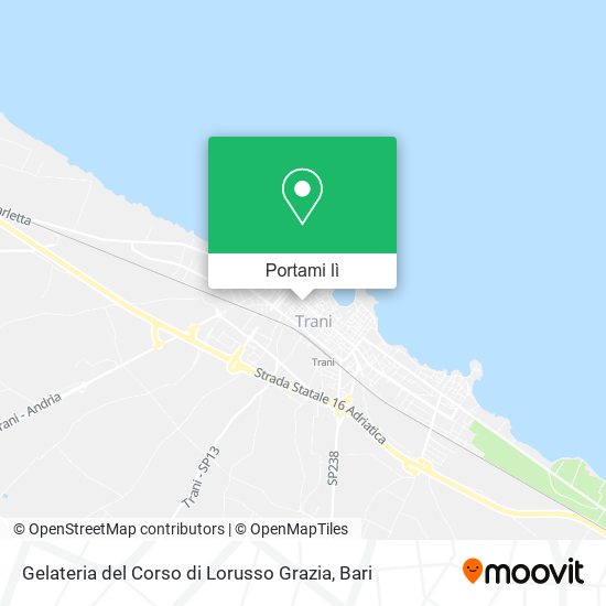 Mappa Gelateria del Corso di Lorusso Grazia