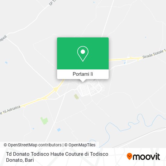 Mappa Td Donato Todisco Haute Couture di Todisco Donato