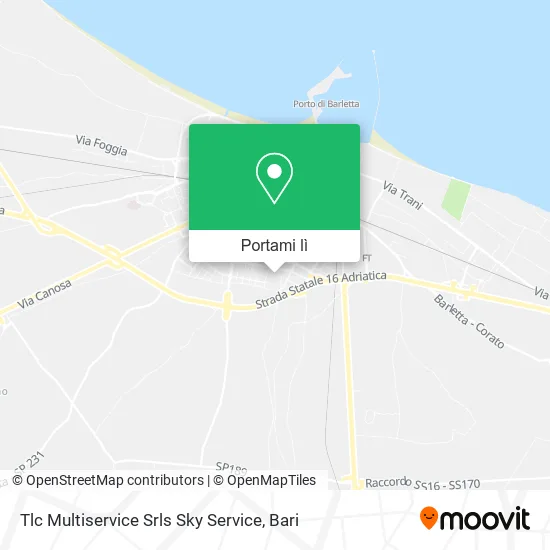 Mappa Tlc Multiservice Srls Sky Service