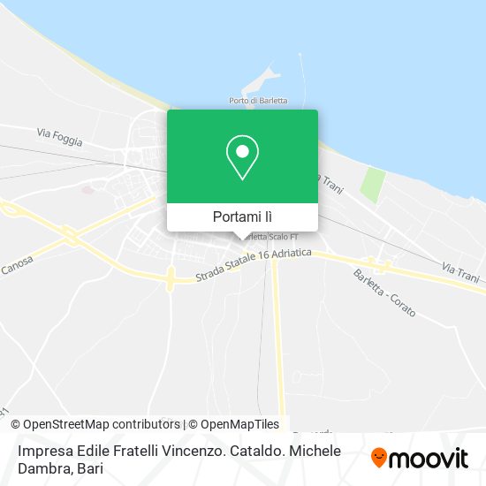 Mappa Impresa Edile Fratelli Vincenzo. Cataldo. Michele Dambra