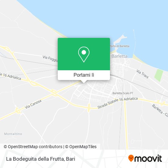 Mappa La Bodeguita della Frutta
