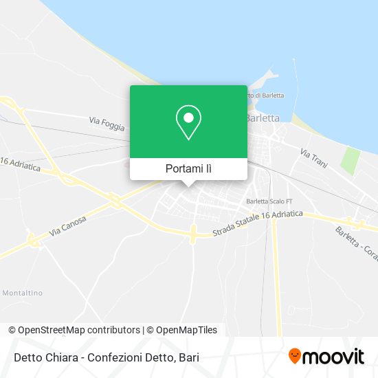 Mappa Detto Chiara - Confezioni Detto