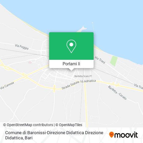 Mappa Comune di Baronissi-Direzione Didattica Direzione Didattica