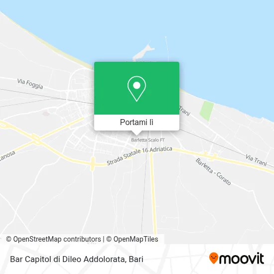 Mappa Bar Capitol di Dileo Addolorata