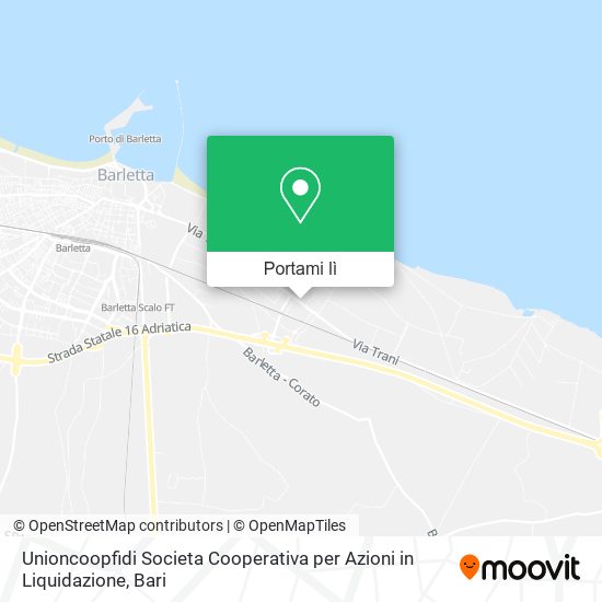Mappa Unioncoopfidi Societa Cooperativa per Azioni in Liquidazione