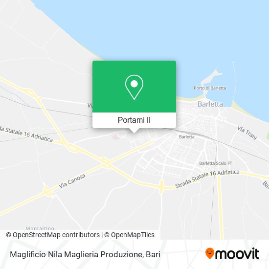 Mappa Maglificio Nila Maglieria Produzione
