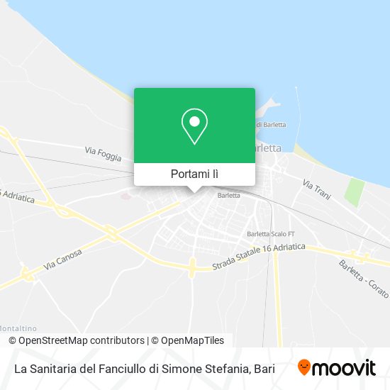 Mappa La Sanitaria del Fanciullo di Simone Stefania
