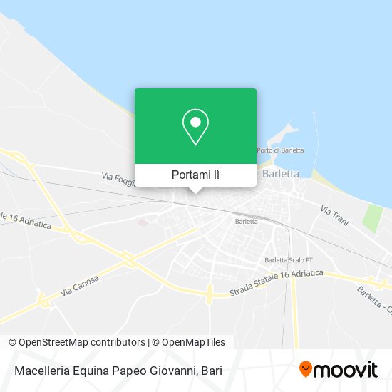 Mappa Macelleria Equina Papeo Giovanni
