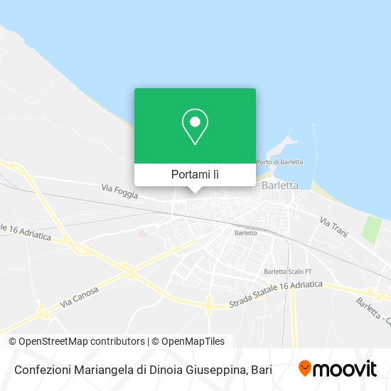 Mappa Confezioni Mariangela di Dinoia Giuseppina