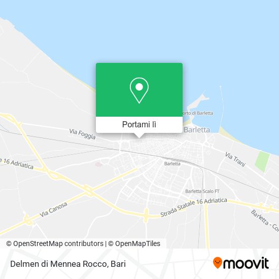 Mappa Delmen di Mennea Rocco