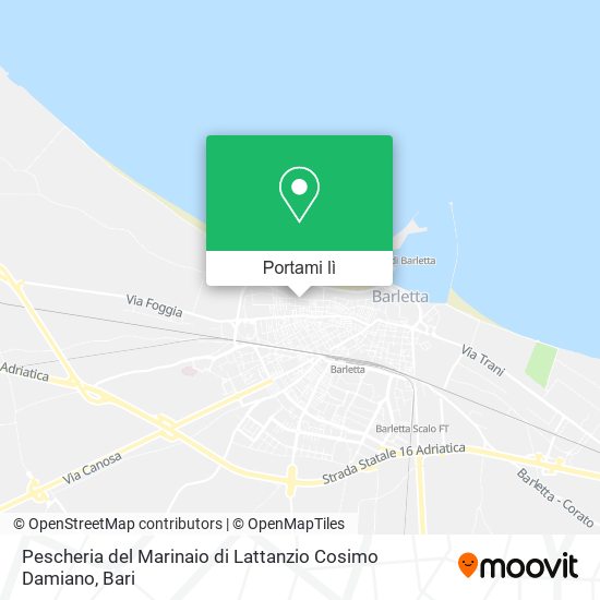 Mappa Pescheria del Marinaio di Lattanzio Cosimo Damiano