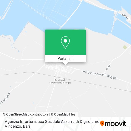Mappa Agenzia Infortunistica Stradale Azzurra di Digirolamo Vincenzo