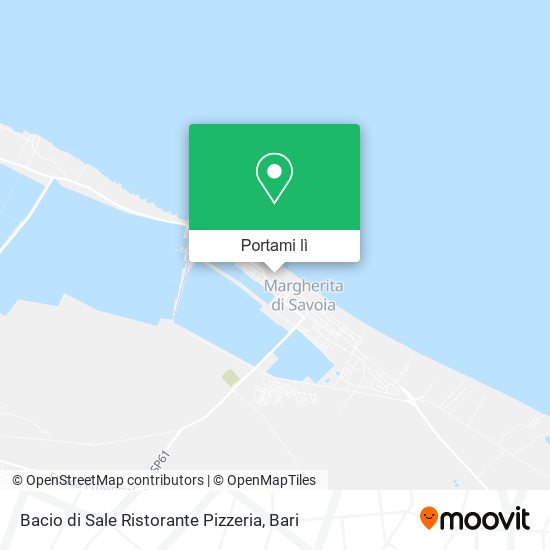 Mappa Bacio di Sale Ristorante Pizzeria