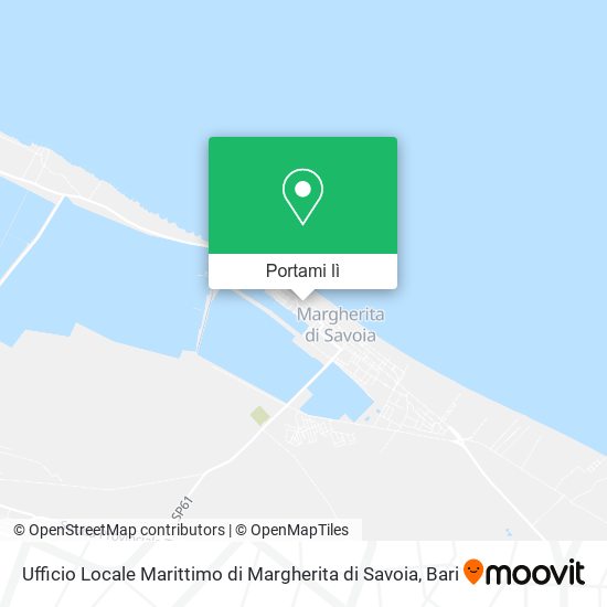 Mappa Ufficio Locale Marittimo di Margherita di Savoia