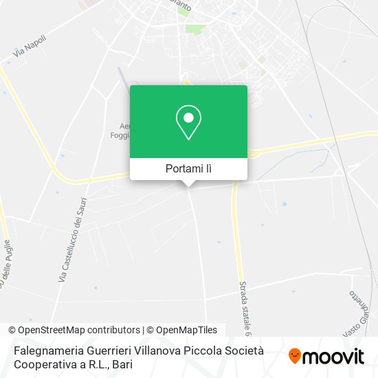 Mappa Falegnameria Guerrieri Villanova Piccola Società Cooperativa a R.L.