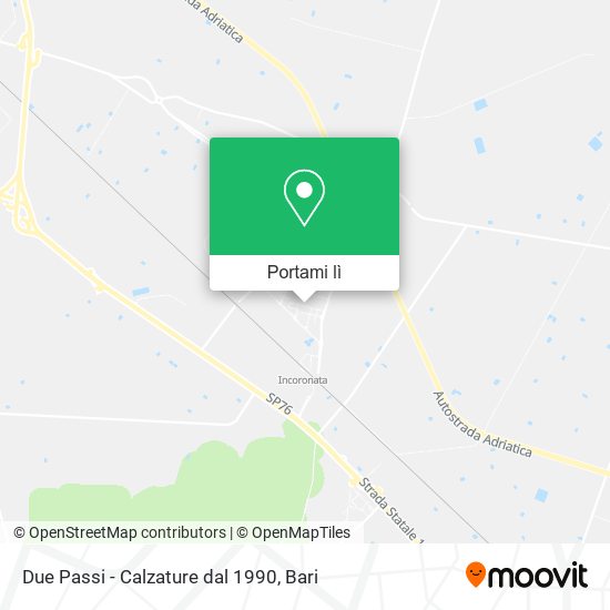 Mappa Due Passi - Calzature dal 1990