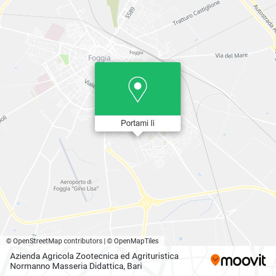 Mappa Azienda Agricola Zootecnica ed Agrituristica Normanno Masseria Didattica