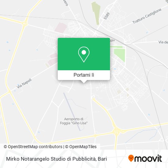 Mappa Mirko Notarangelo Studio di Pubblicità