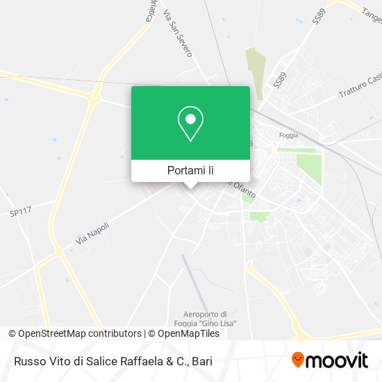 Mappa Russo Vito di Salice Raffaela & C.