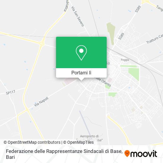 Mappa Federazione delle Rappresentanze Sindacali di Base