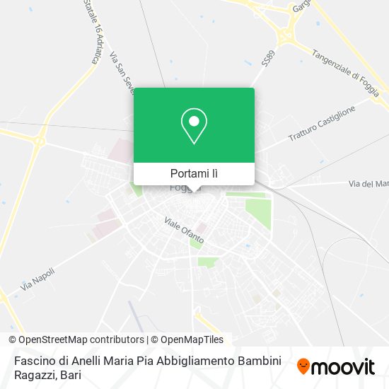 Mappa Fascino di Anelli Maria Pia Abbigliamento Bambini Ragazzi
