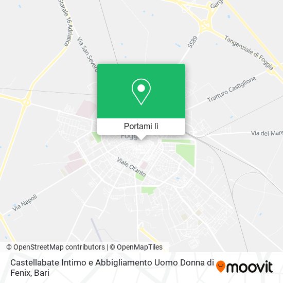 Mappa Castellabate Intimo e Abbigliamento Uomo Donna di Fenix