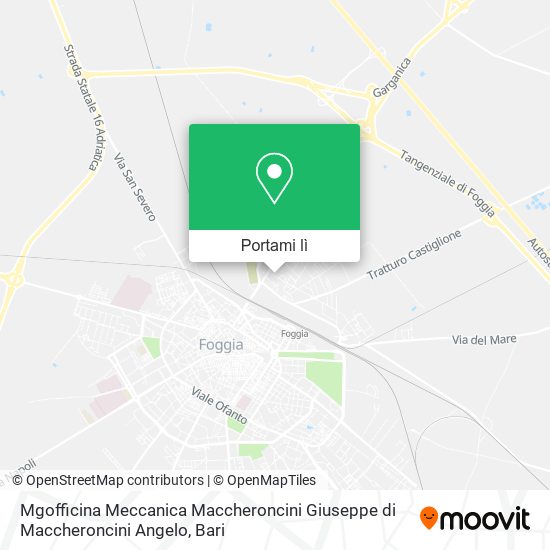 Mappa Mgofficina Meccanica Maccheroncini Giuseppe di Maccheroncini Angelo