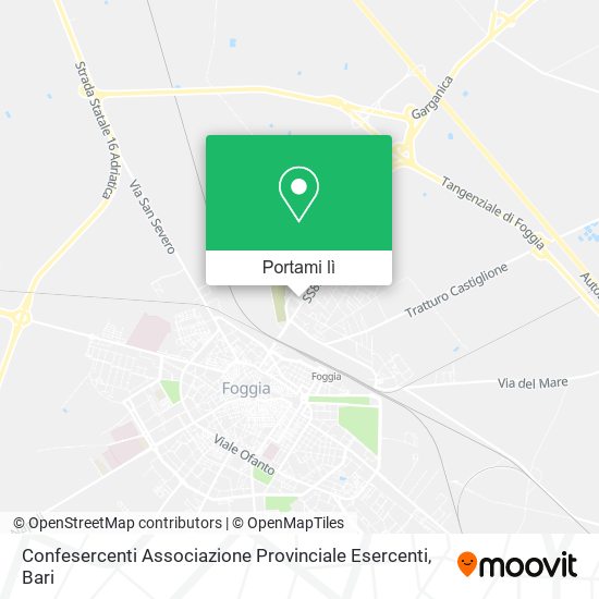Mappa Confesercenti Associazione Provinciale Esercenti