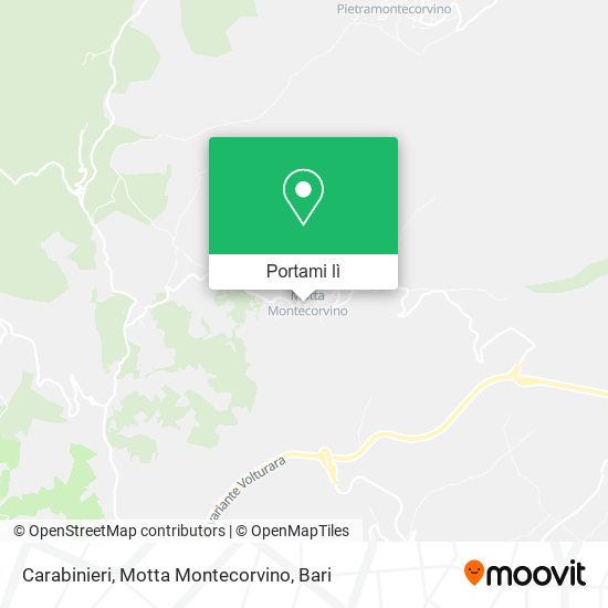 Mappa Carabinieri, Motta Montecorvino