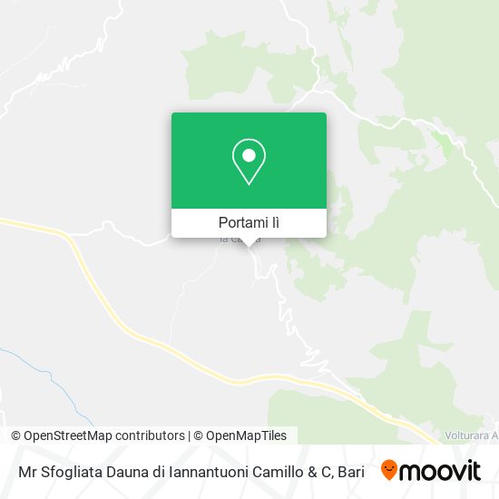 Mappa Mr Sfogliata Dauna di Iannantuoni Camillo & C