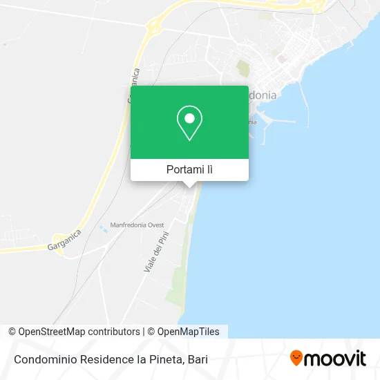 Mappa Condominio Residence la Pineta