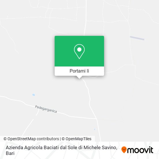 Mappa Azienda Agricola Baciati dal Sole di Michele Savino
