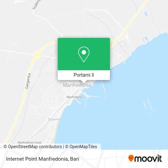 Mappa Internet Point Manfredonia