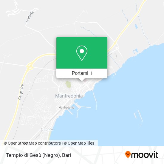 Mappa Tempio di Gesù (Negro)