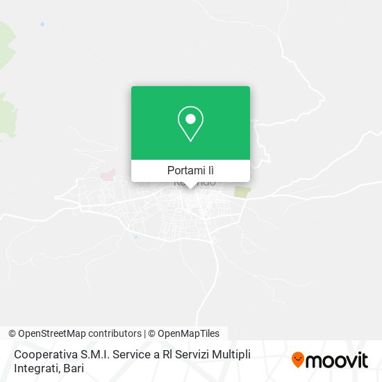 Mappa Cooperativa S.M.I. Service a Rl Servizi Multipli Integrati