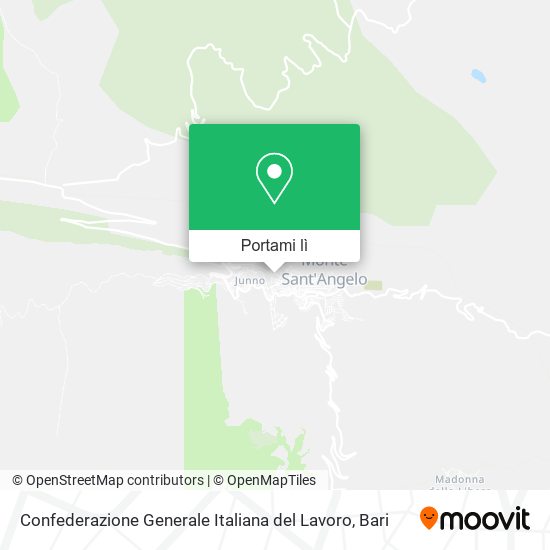 Mappa Confederazione Generale Italiana del Lavoro