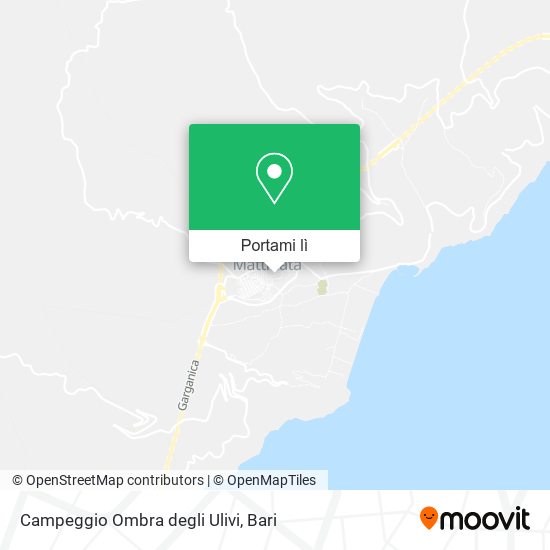 Mappa Campeggio Ombra degli Ulivi