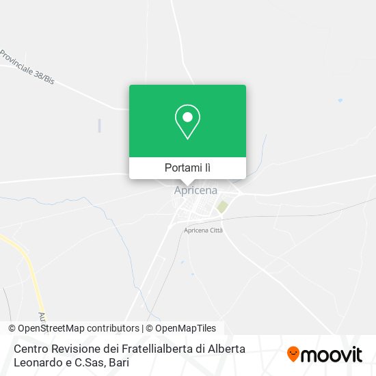 Mappa Centro Revisione dei Fratellialberta di Alberta Leonardo e C.Sas