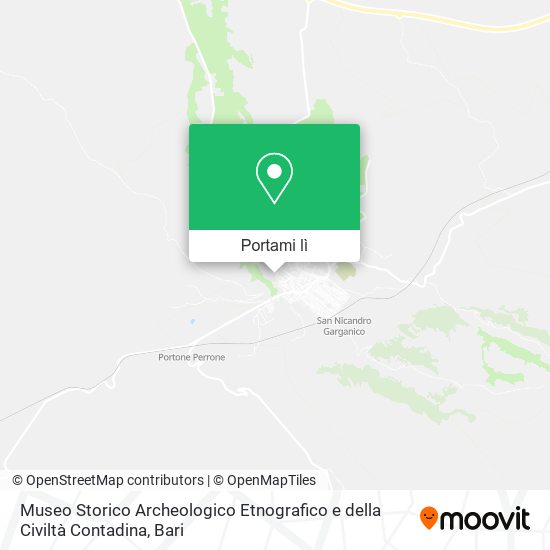 Mappa Museo Storico Archeologico Etnografico e della Civiltà Contadina