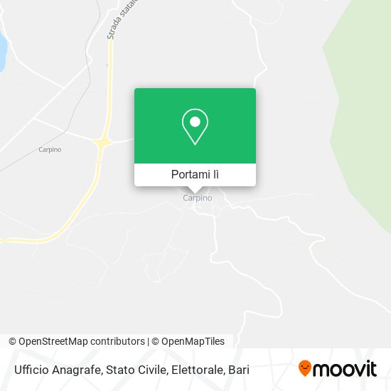 Mappa Ufficio Anagrafe, Stato Civile, Elettorale